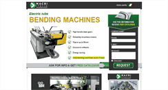 Desktop Screenshot of bendingmachine.macri-italia.com